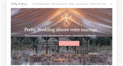 Desktop Screenshot of prettywedding.fr