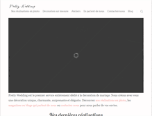 Tablet Screenshot of prettywedding.fr